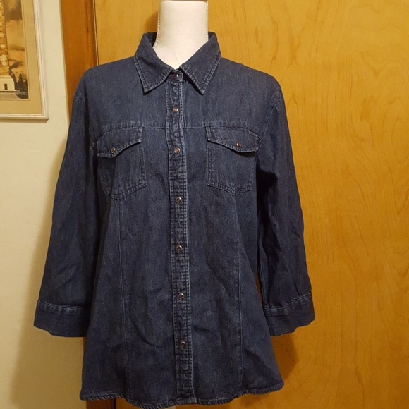 Faded Glory Tops - Denim shirt